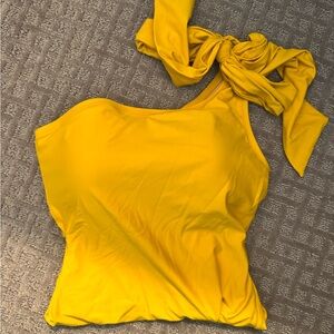 Like New Yellow J. Crew One Piece Swim